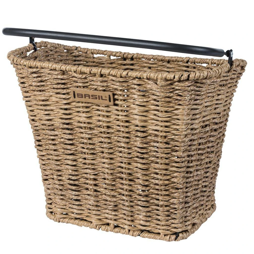 Basil Bicycle Basket Bremen Rattan For 18 Litres Brown - 19037