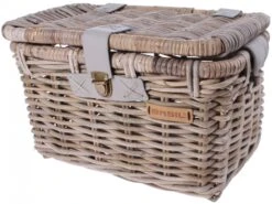 Basil Bicycle Basket Denton Front Carrier Grey 24 Litres - 13046