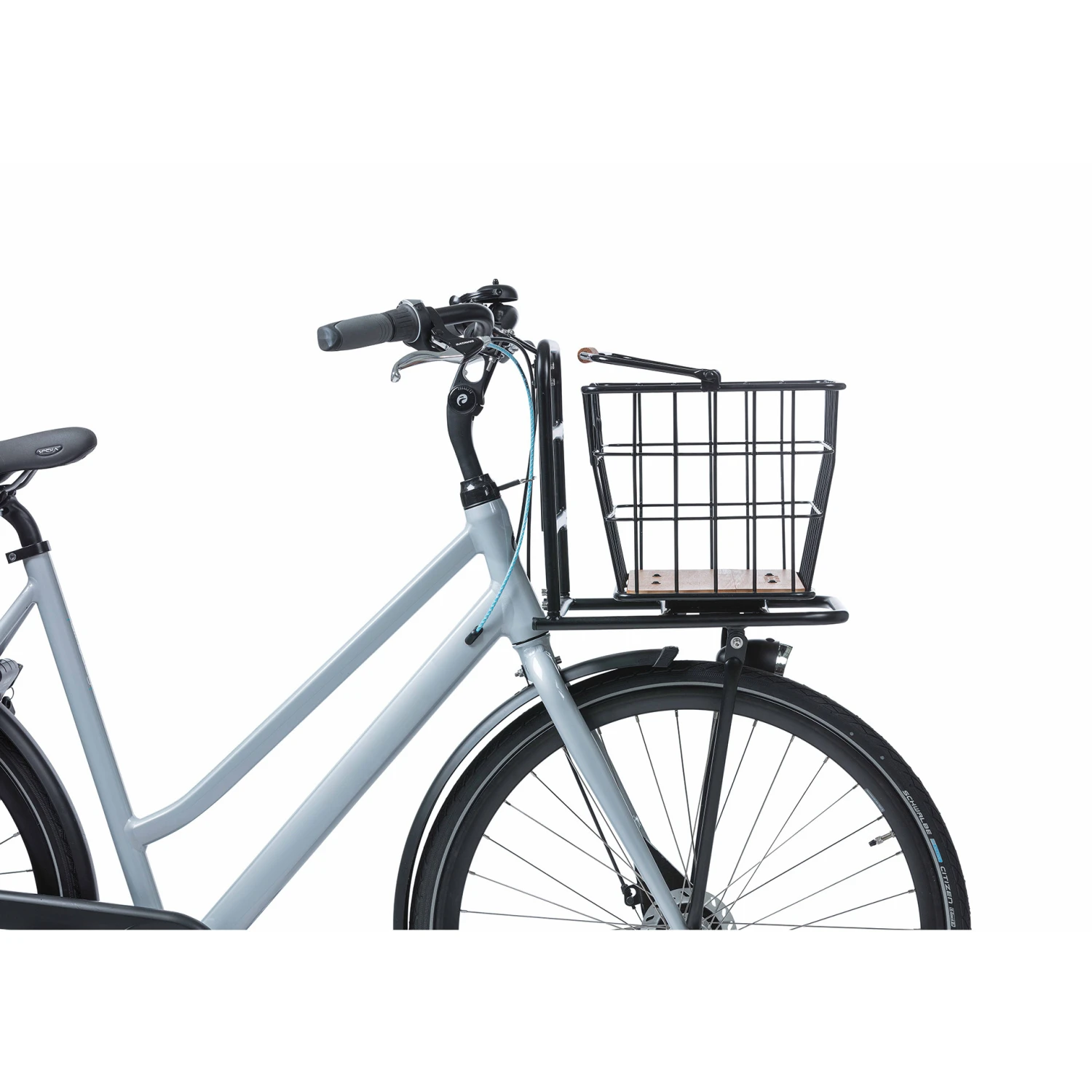 Basil Bicycle Basket Nordland MIK 23 Liters Steel Black - Image 8