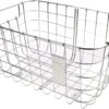 Basil Bicycle Basket For Robin 27 Liters Silver (11219)