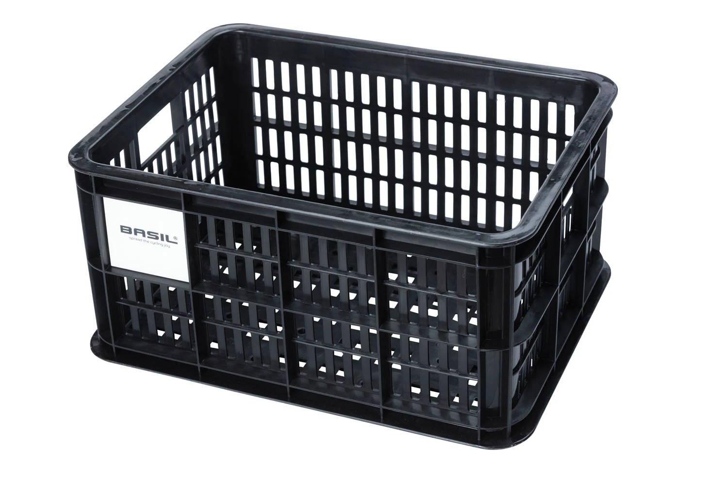 Basil Crate Bicycle Crate Recycled S 17,5 Liter Black - 21110 1 Basil Crate Bicycle Crate Recycled S 17,5 Liter Black - 21110