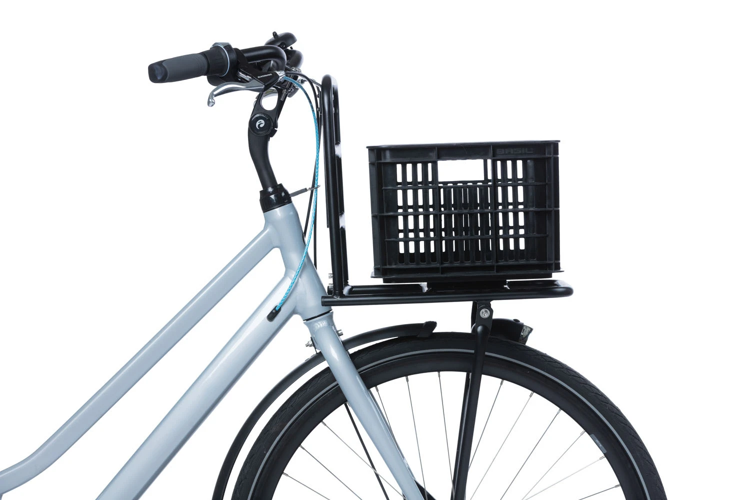 Basil Crate Bicycle Crate Recycled S 17,5 Liter Black - 21110 4 Basil Crate Bicycle Crate Recycled S 17,5 Liter Black - 21110 - Image 4
