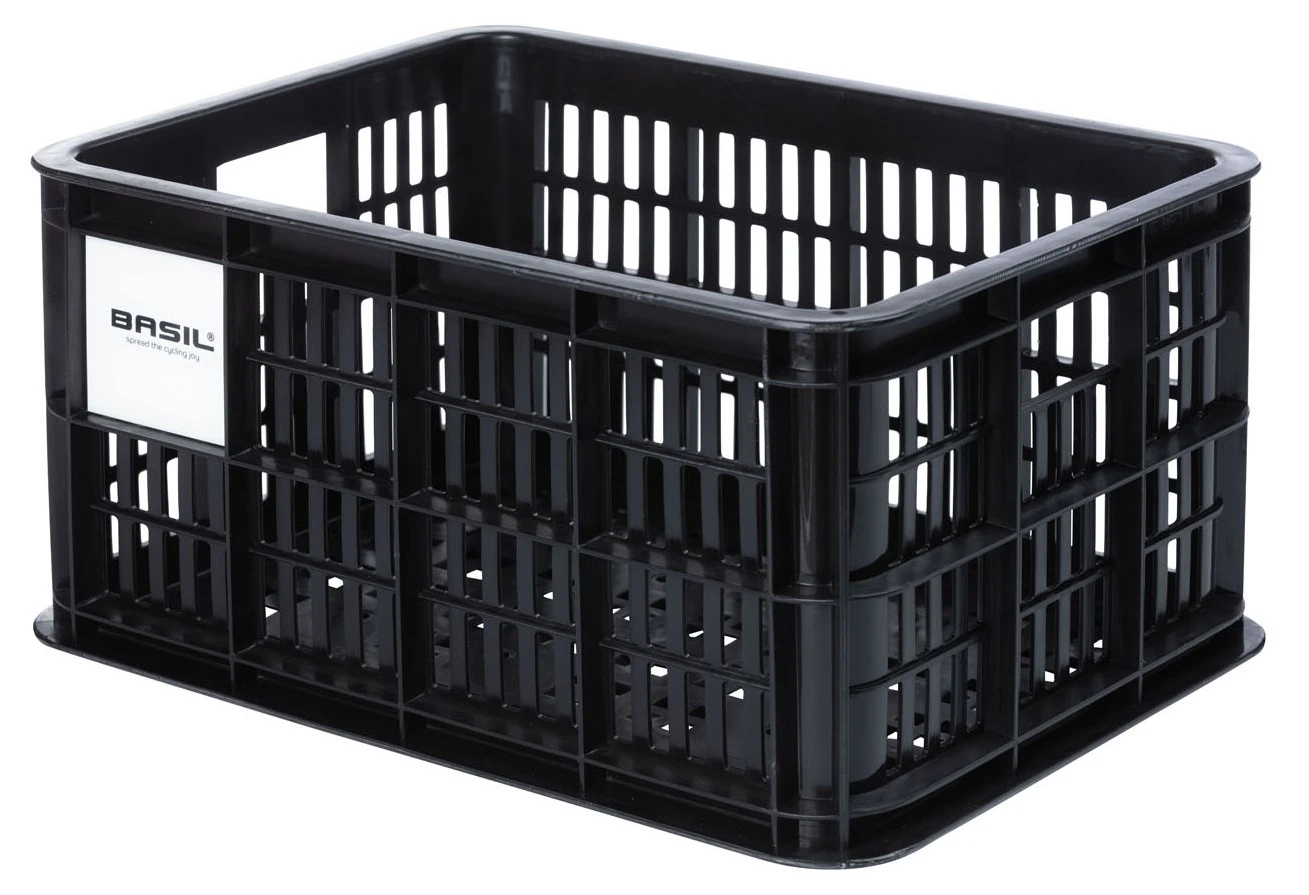 Basil Crate Bicycle Crate Recycled S 17,5 Liter Black - 21110 7 Basil Crate Bicycle Crate Recycled S 17,5 Liter Black - 21110 - Image 7