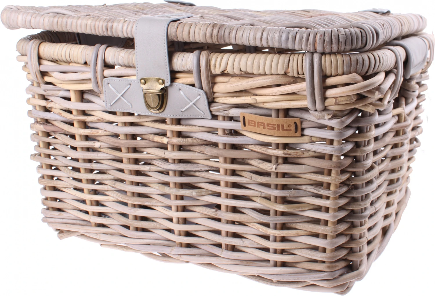 Basil Bicycle Basket For Denton 46 Litres Grey - 13047