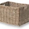 Basil Dorset Bicycle Basket For 40 Liter Rattan Gray - 13051