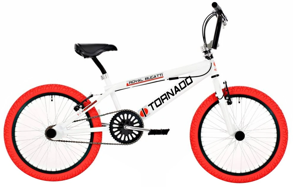Bike Fun Tornado 20 Inch 31 Cm Unisex Rim Brakes White/Red 1 Bike Fun Tornado 20 Inch 31 Cm Unisex Rim Brakes White/Red