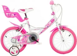 Dino Little Heart 14 Inch Girls Caliper White/Pink