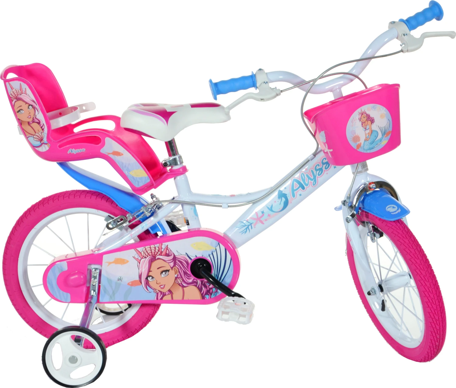 Dino Alyssa 16 Inch 27 Cm Girls Caliper White/Pink
