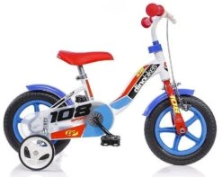 Dino 108 Sport 10 Inch 17 Cm Boys Fixed Gear Blue/White