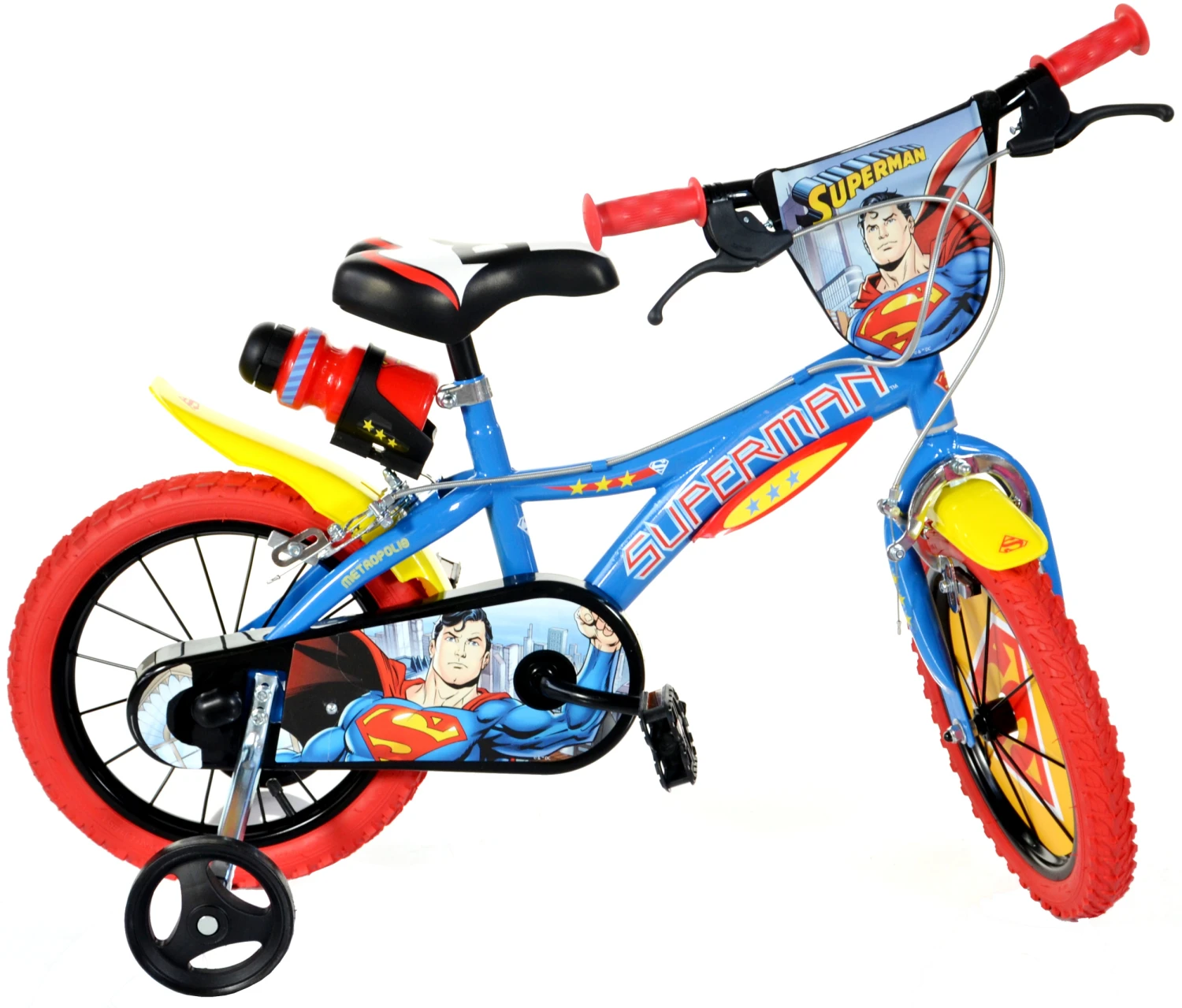 Dino Superman 16 Inch 27 Cm Boys Caliper Blue/Red