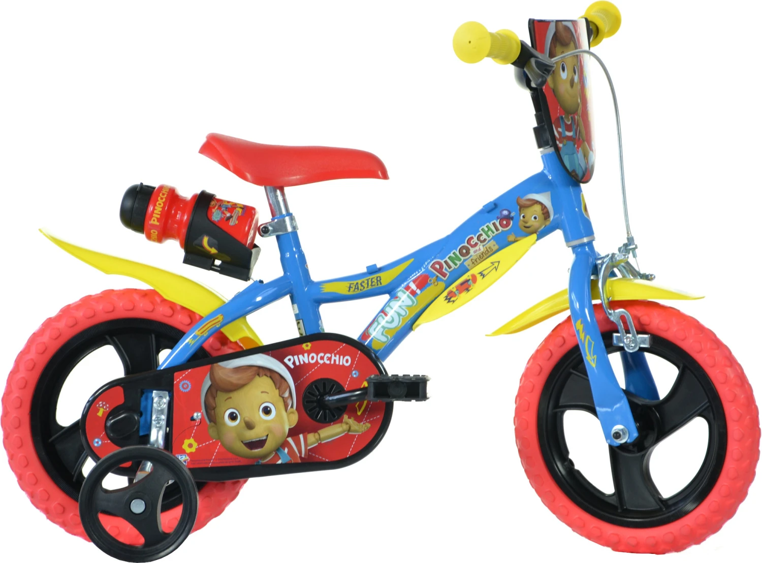 Dino Pinocchio 12 Inch 21 Cm Boys Fixed Gear Blue/Red