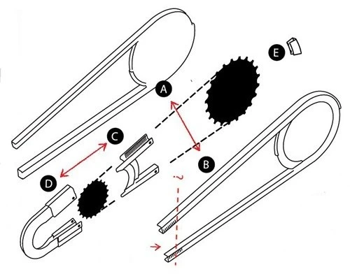 Hebie Chainglider 350 V44T A18-22T 24/26-inch Open Black - Image 2