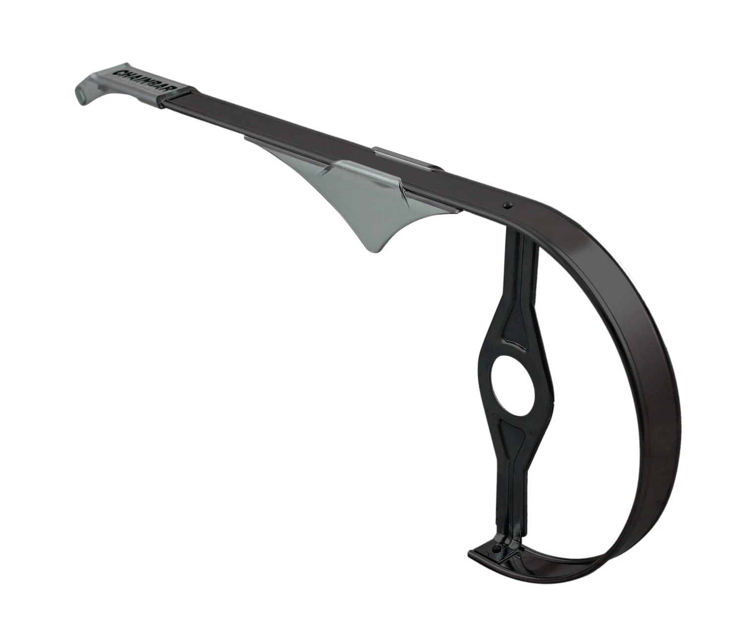 Hebie Chain Guard Chainbar Aluminium 44-48T 60 X 22 Cm Black