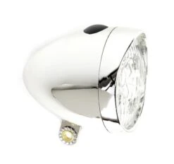 Ikzi Light Headlight Retro Led Batteries Silver
