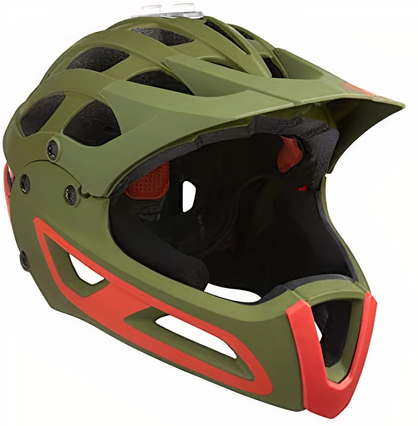 Lazer Cycle Helmet MTB Revolution Fiberglass Khaki 3-piece