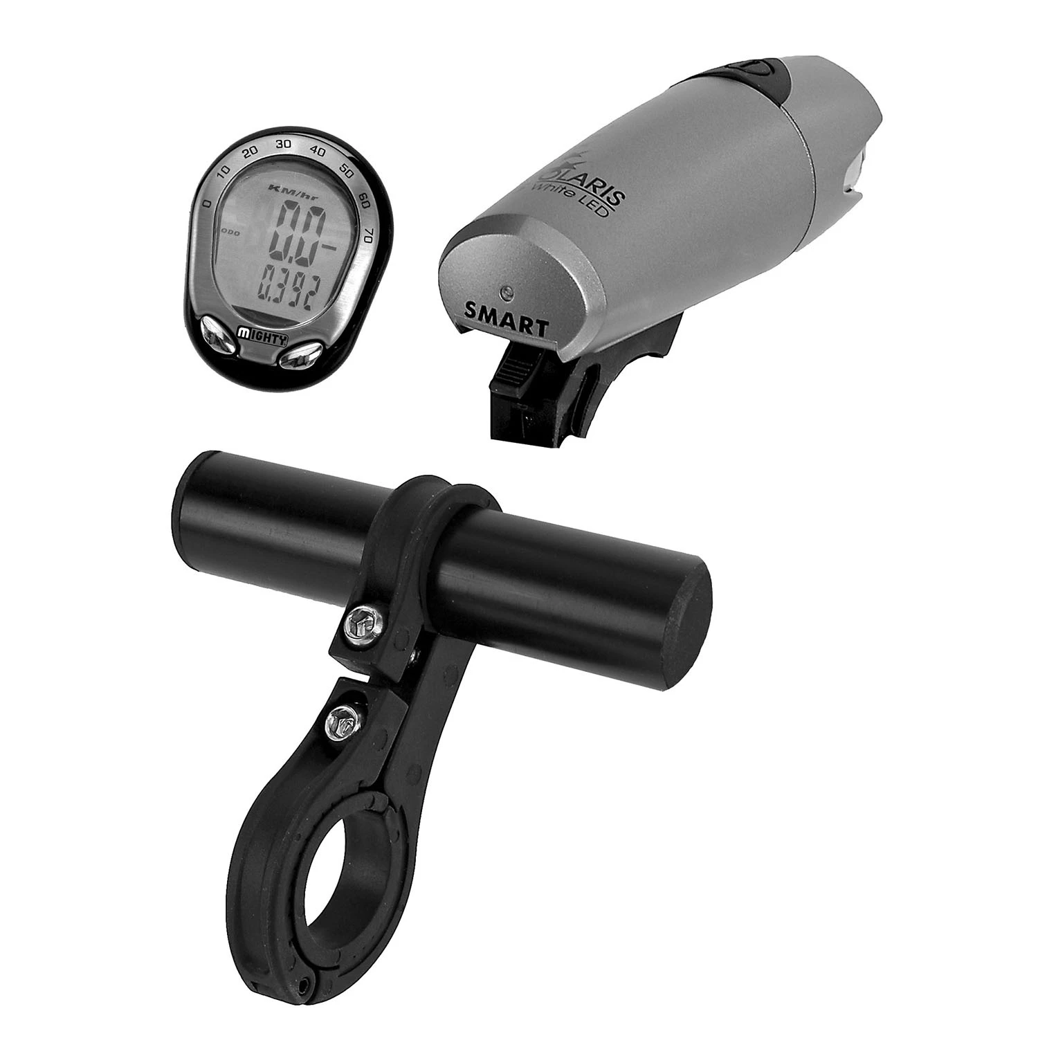 M-Wave Handlebar Handlebar Organizer Headlight/bike Computer 22.2 Mm Black - Image 2