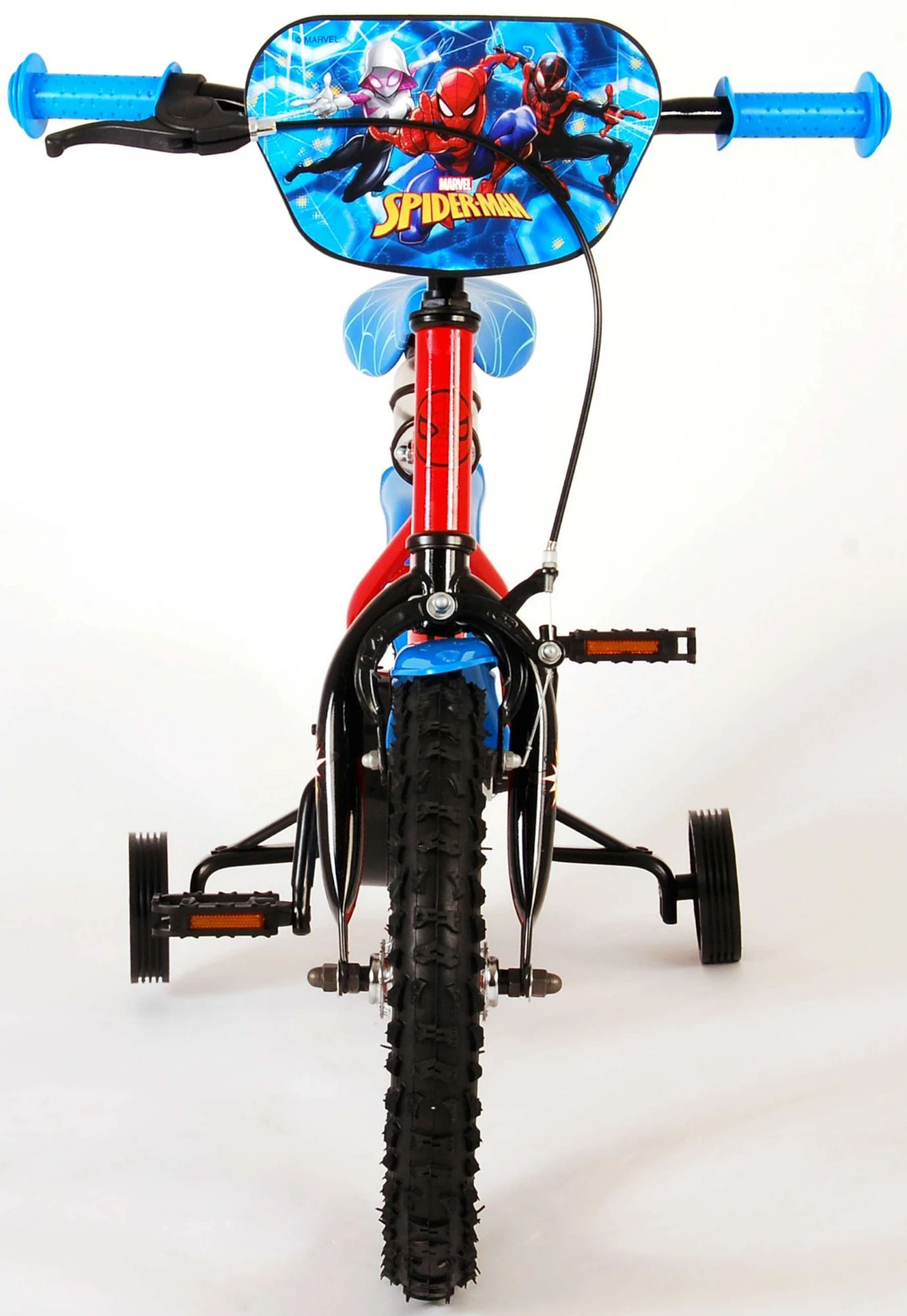 Marvel Ultimate Spider-Man 14 Inch 25 Cm Boys Coaster Brake Blue/Red - Image 3