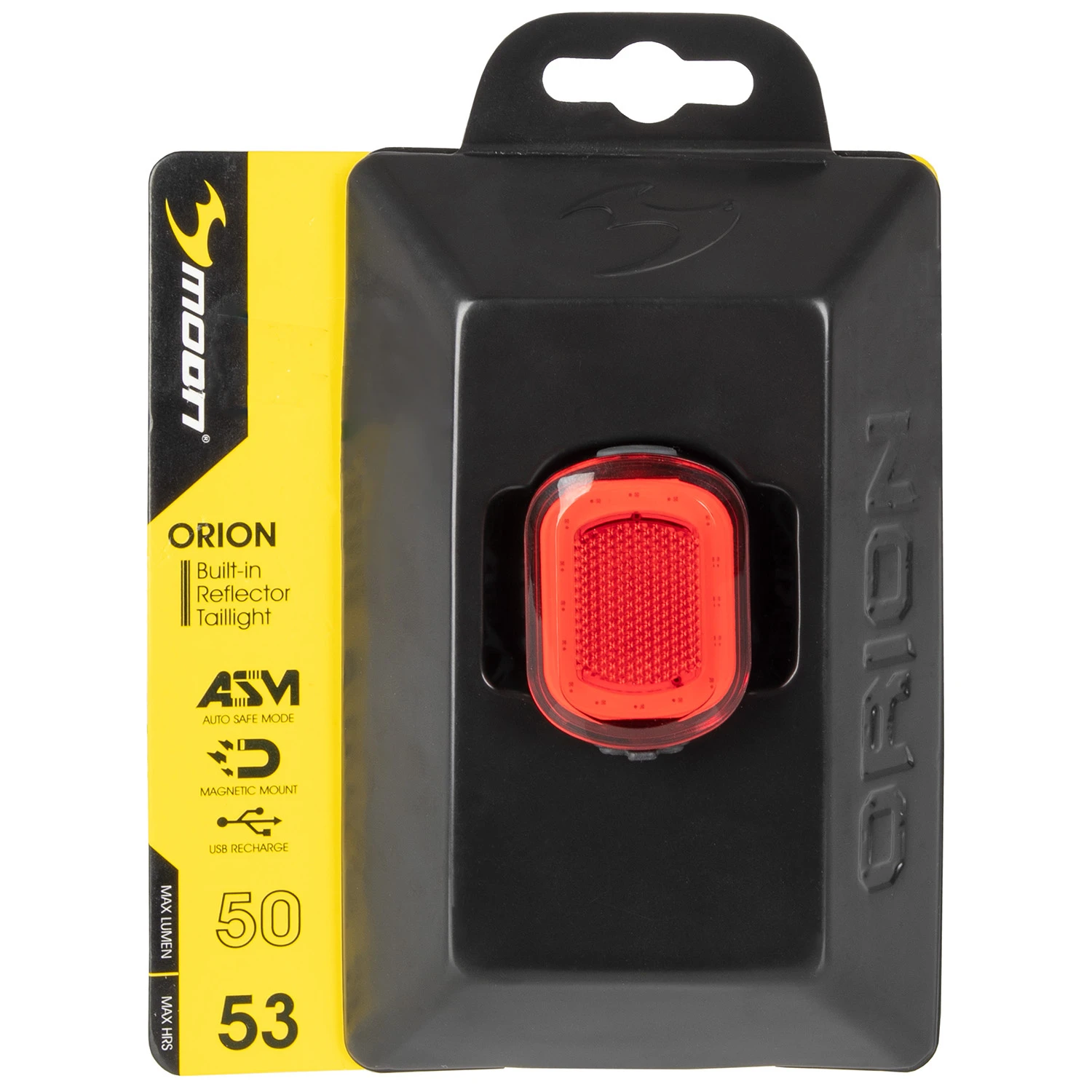 Moon Rear Light Orion Led 50 Lumens USB Black 2 Moon Rear Light Orion Led 50 Lumens USB Black - Image 2