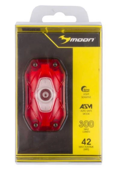 Moon Rear Light Shield-X Auto Led Rechargeable 300 Lm Red/black - Image 3