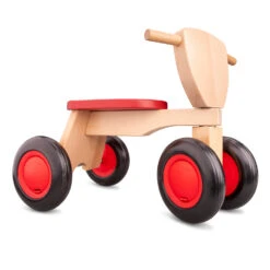 New Classic Toys® New Classic Toys Road Star Junior Freewheel Red/Brown -Bicycle Promotion Shop new classic toys loopfiets road star 4 wielen 50 cm hout rood 2 397433 1589283108