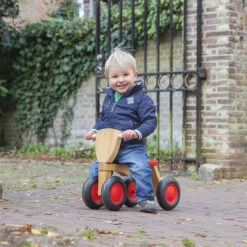 New Classic Toys® New Classic Toys Road Star Junior Freewheel Red/Brown -Bicycle Promotion Shop new classic toys loopfiets road star 4 wielen 50 cm hout rood 5 397433 1589283110