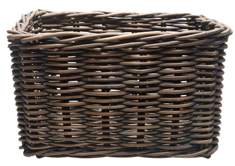 New Looxs Bicycle Basket Brisbane 23 Litres 39 X 27 Cm Rattan Brown
