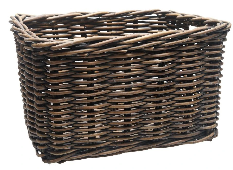New Looxs Bicycle Basket Brisbane 39 Litres 46 X 33 Cm Rattan Brown - Image 2