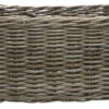 New Looxs Bicycle Basket Brisbane 39 Litres 46 X 33 Cm Rattan Grey