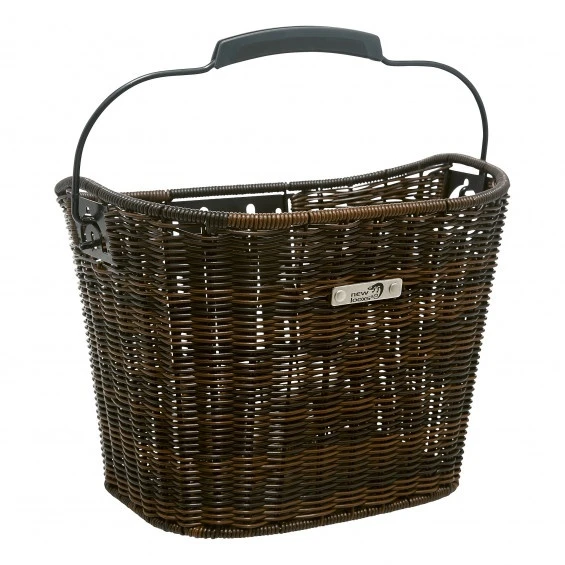 New Looxs Bicycle Basket Lombokfor 19 Litres Dark Brown 1 New Looxs Bicycle Basket Lombokfor 19 Litres Dark Brown