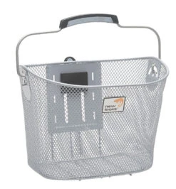 New Looxs Smartlock Basket Toscanefor 19 Litres Of Silver -Bicycle Promotion Shop new looxs fietsmand toscane smartlock voor 19 liter zilver 2 11850 20210915131337