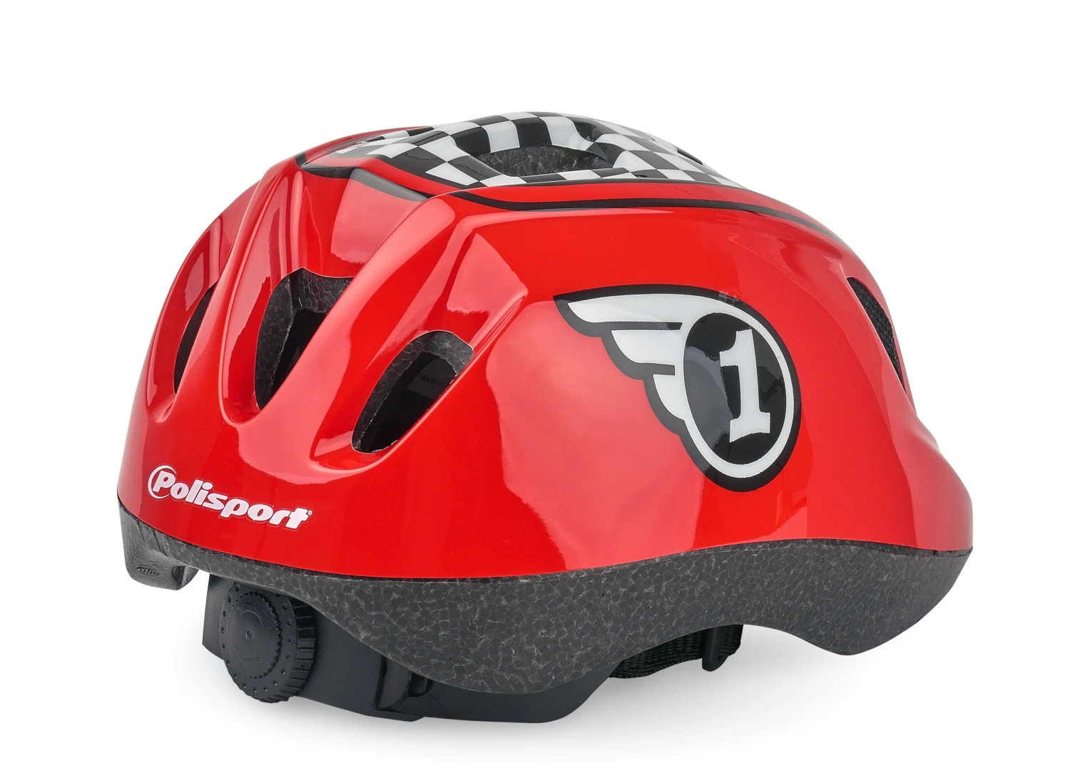 Polisport Bicycle Helmet Race XS Junior Red/black 2 Polisport Bicycle Helmet Race XS Junior Red/black - Image 2