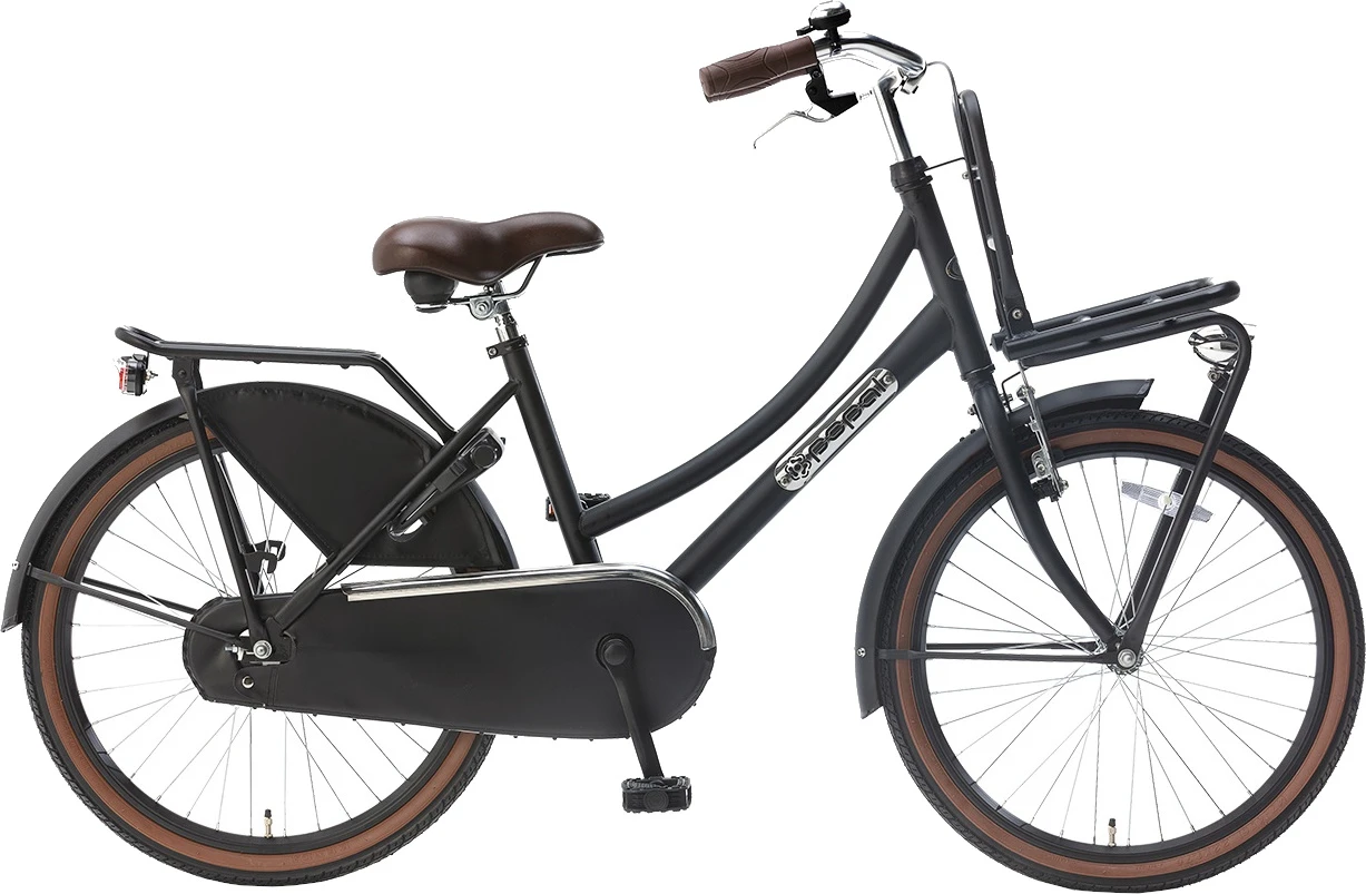 Popal Daily Dutch Basic 22 Inch 36 Cm Girls Coaster Brake Matte Black