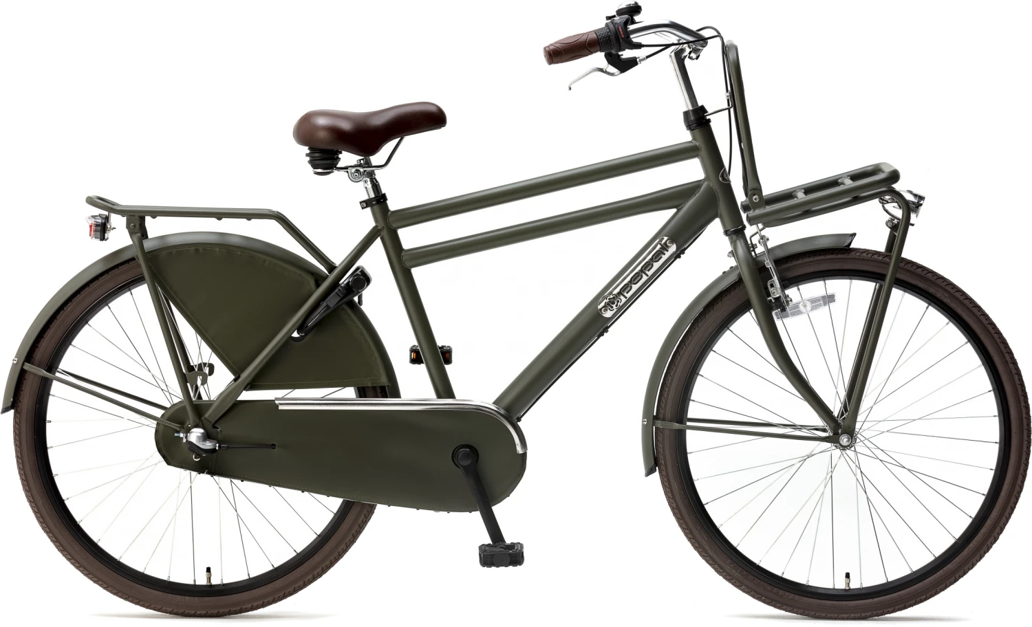 Popal Daily Dutch Basic 26 Inch 46 Cm Boys 3SP Coaster Brake Army Green
