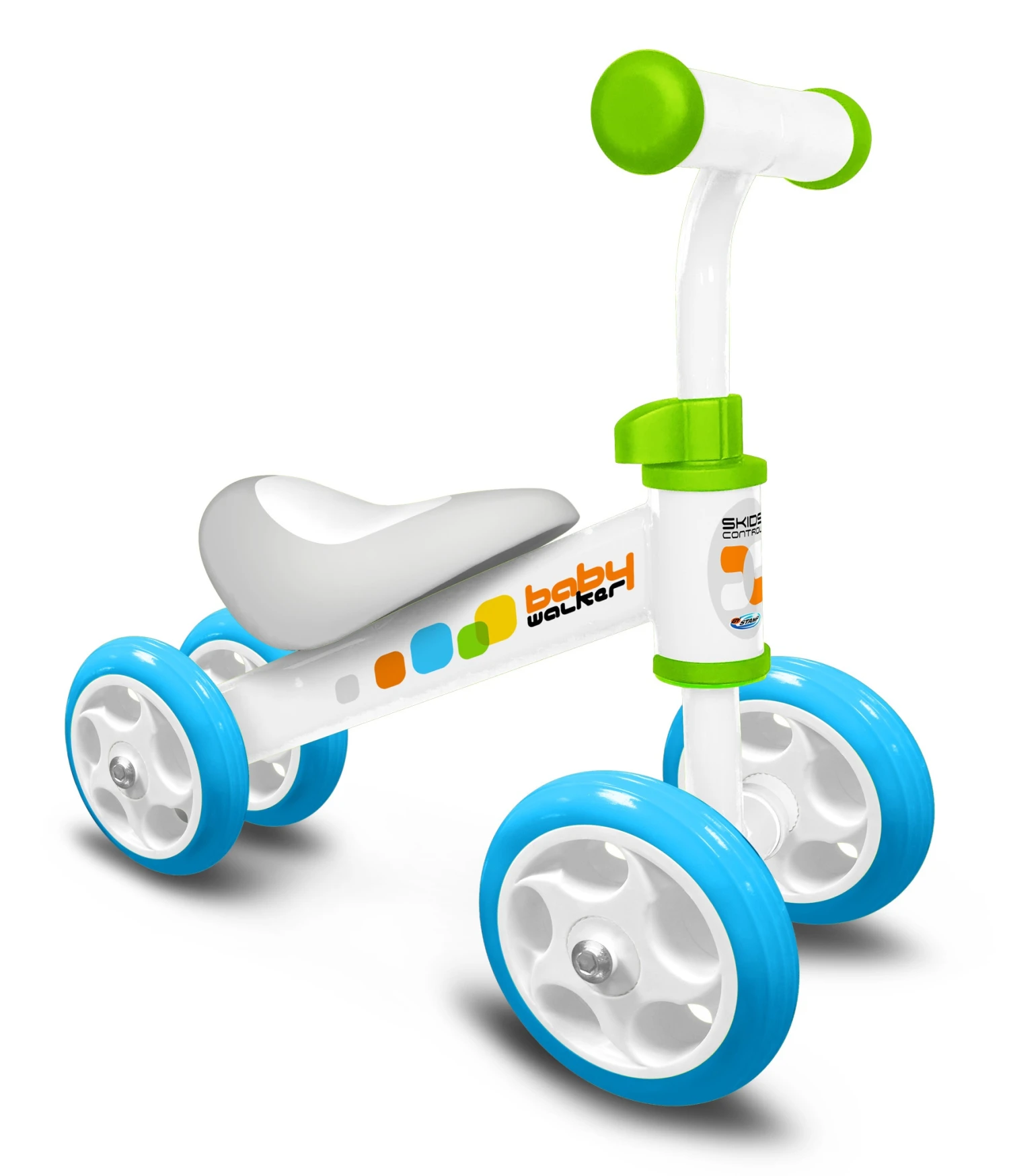 Skids Control Loopfiets Junior Blue/White 1 Skids Control Loopfiets Junior Blue/White