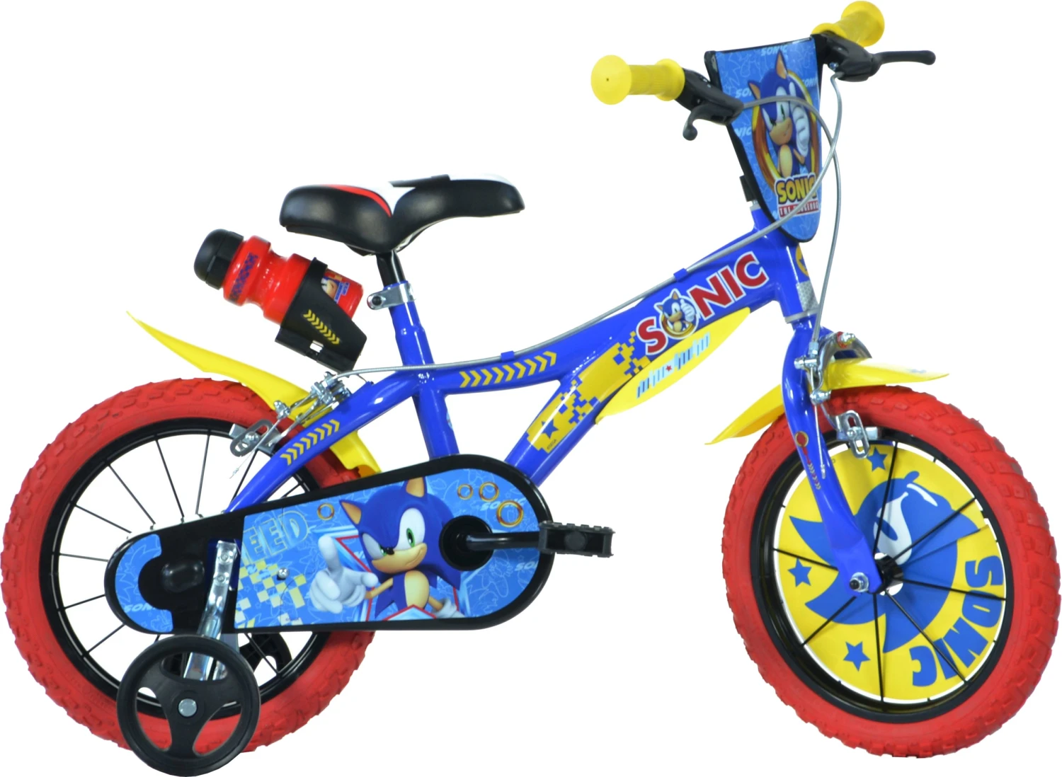 Dino Sonic-S 14 Inch 24 Cm Boys Caliper Blue/Yellow