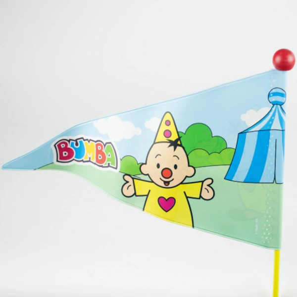 Studio 100 Bumba Loopfiets Met Vlag & Bel 12 Inch Junior Light Blue - Image 6