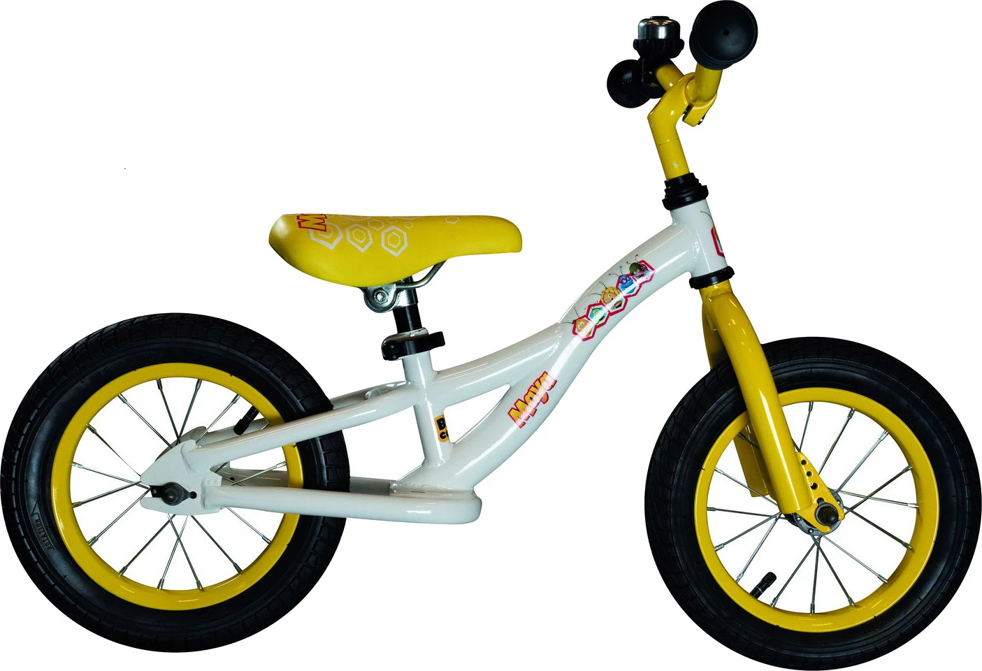 Studio 100 Maya De Bij Loopfiets Met Accessoires 12 Inch Junior White - Image 2