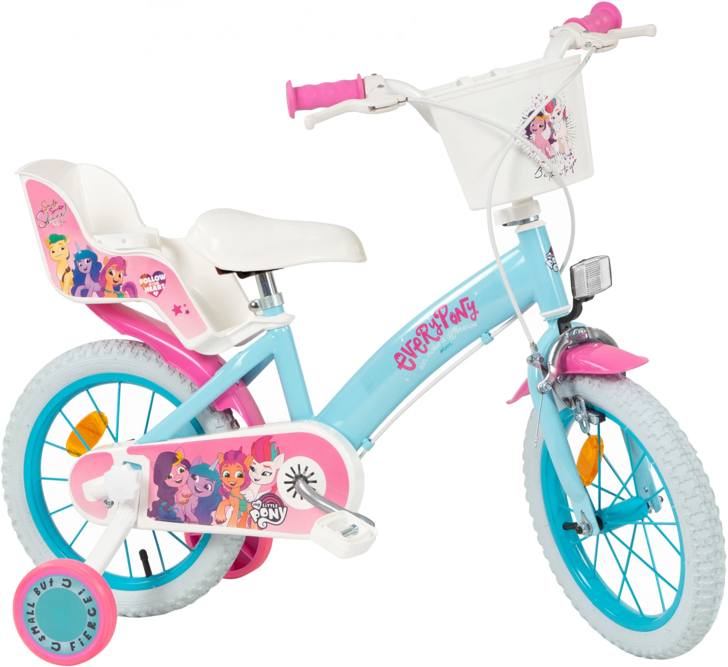 Toimsa My Little Pony 14 Inch 23,5 Cm Girls Drum Brake Light Blue