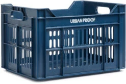 Urban Proof Bicycle Crate Recycled 30 Liters Polypropylene Dark Blue