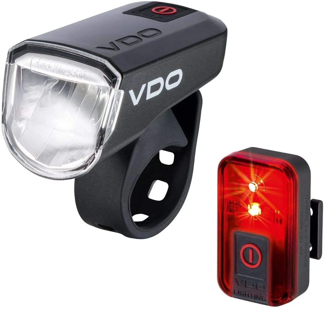 VDO Lighting Set Eco Light M30 FL Red RL 30 LED USB Black