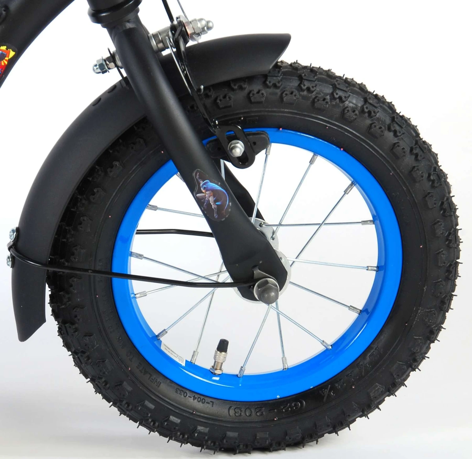 Volare Batman 12 Inch Boys Coaster Brake Black - Image 4