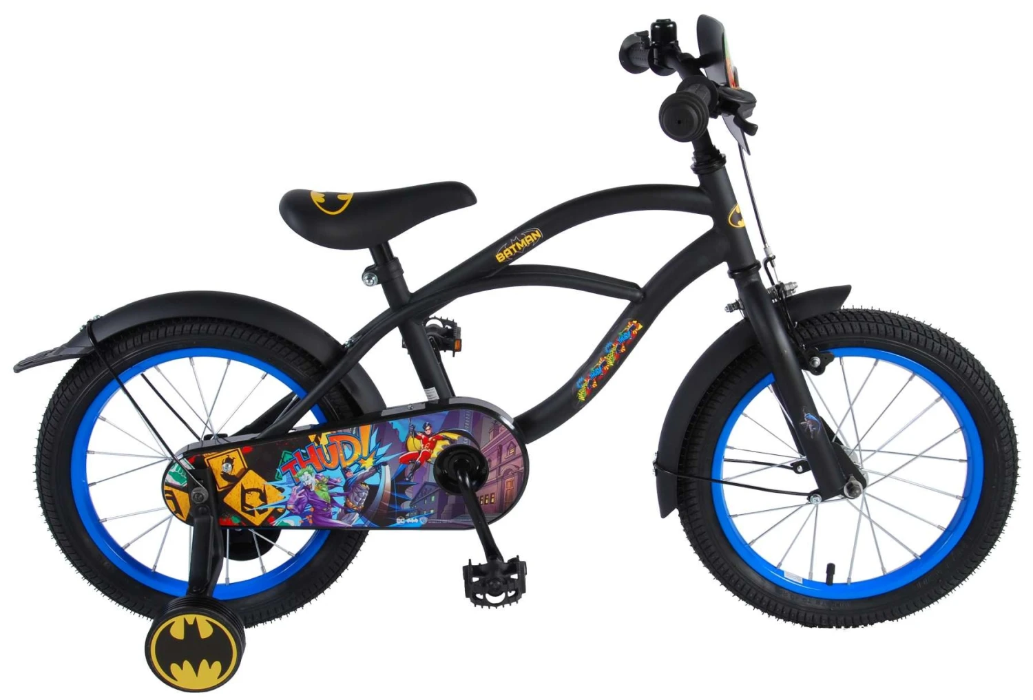 Volare Batman 16 Inch Boys Coaster Brake Black