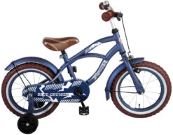Volare Blue Cruiser 14 Inch 25 Cm Boys Coaster Brake Matte Blue