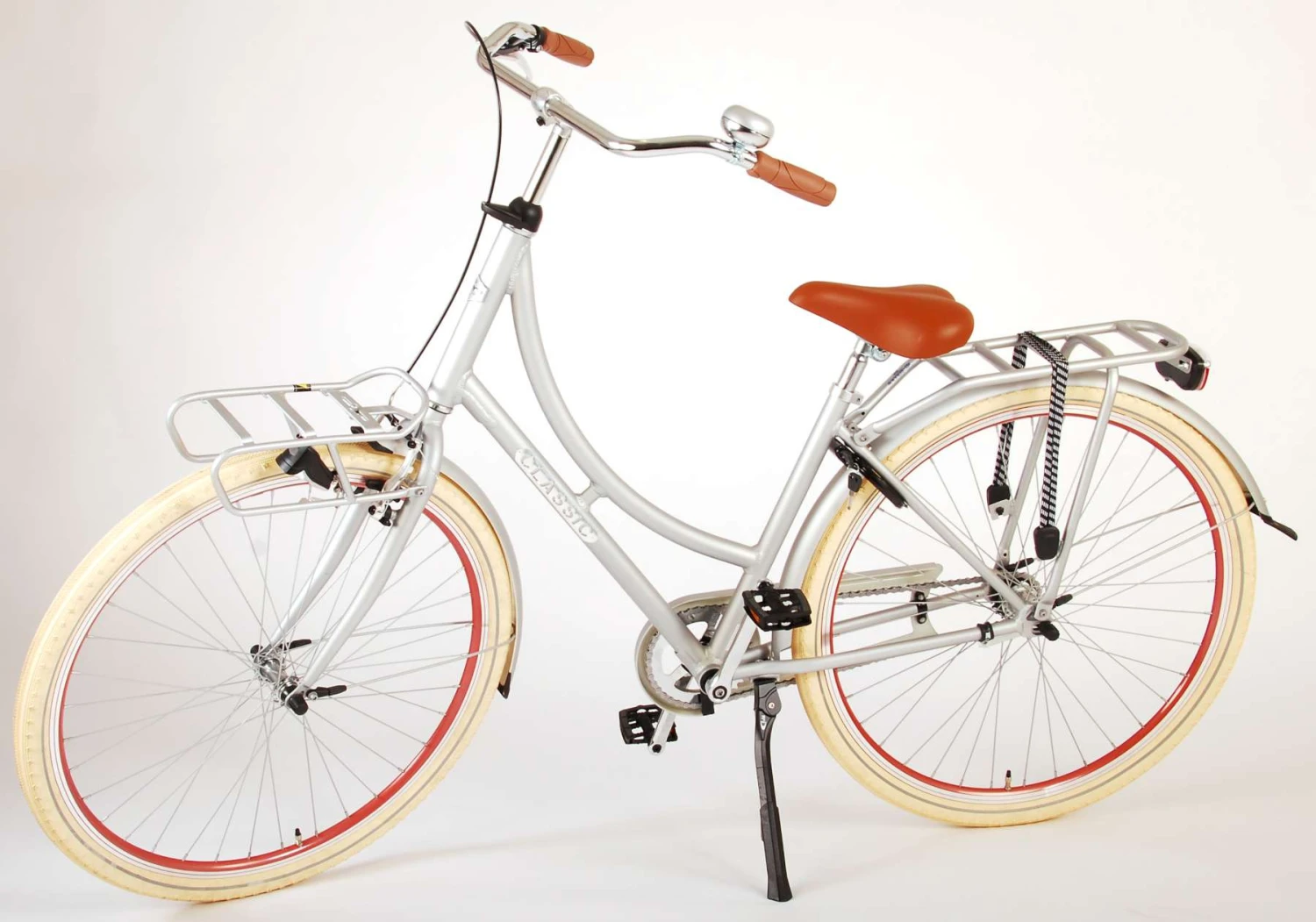 Volare Classic Oma 28 Inch Women Coaster Brake Silver - Image 10