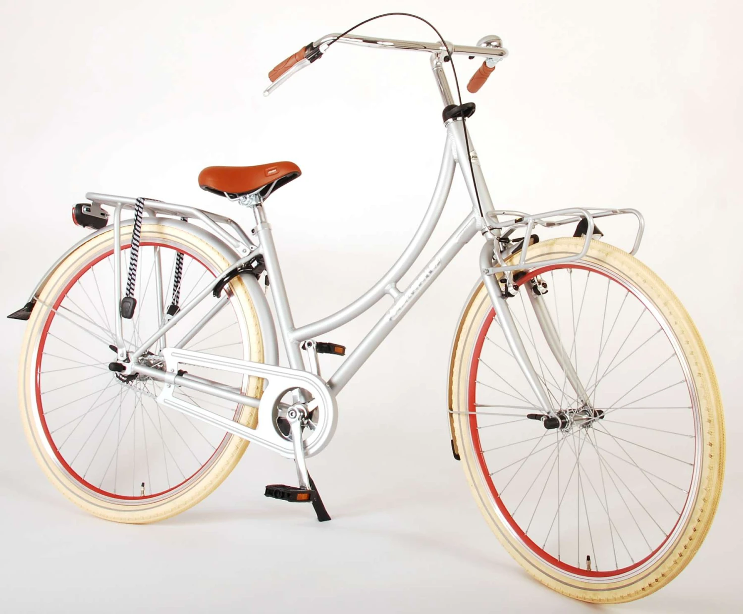 Volare Classic Oma 28 Inch Women Coaster Brake Silver - Image 2