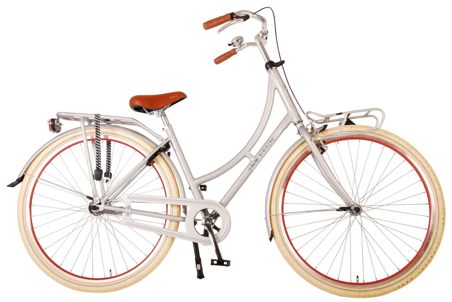 Volare Classic Oma 28 Inch Women Coaster Brake Silver - Image 3
