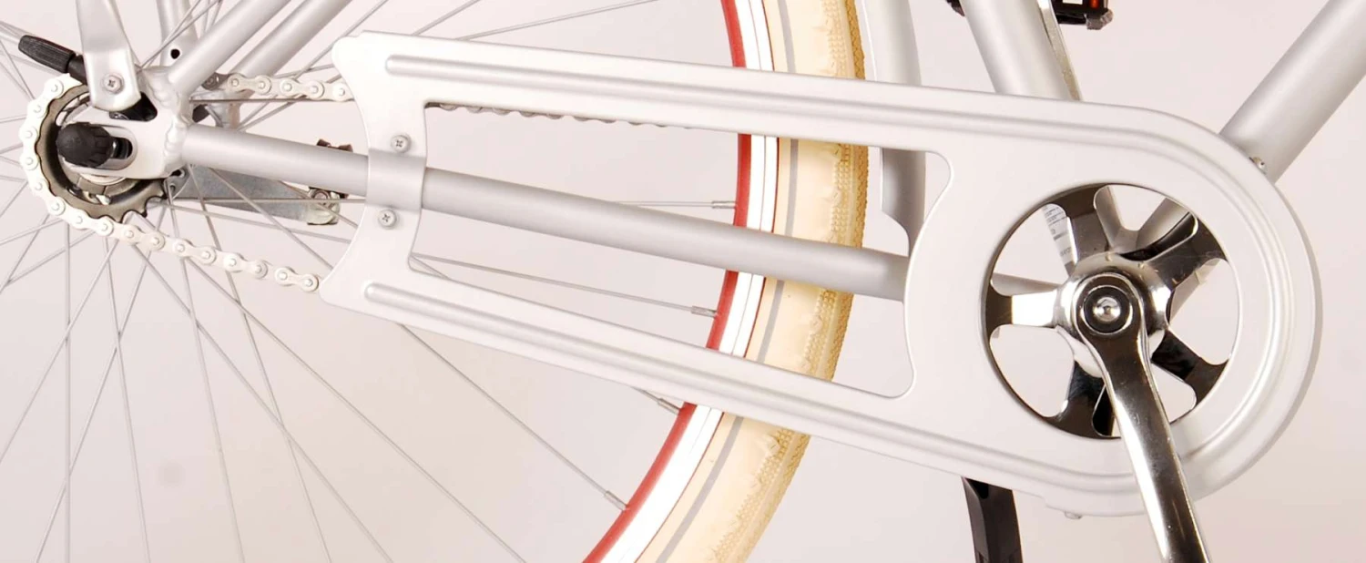 Volare Classic Oma 28 Inch Women Coaster Brake Silver - Image 6