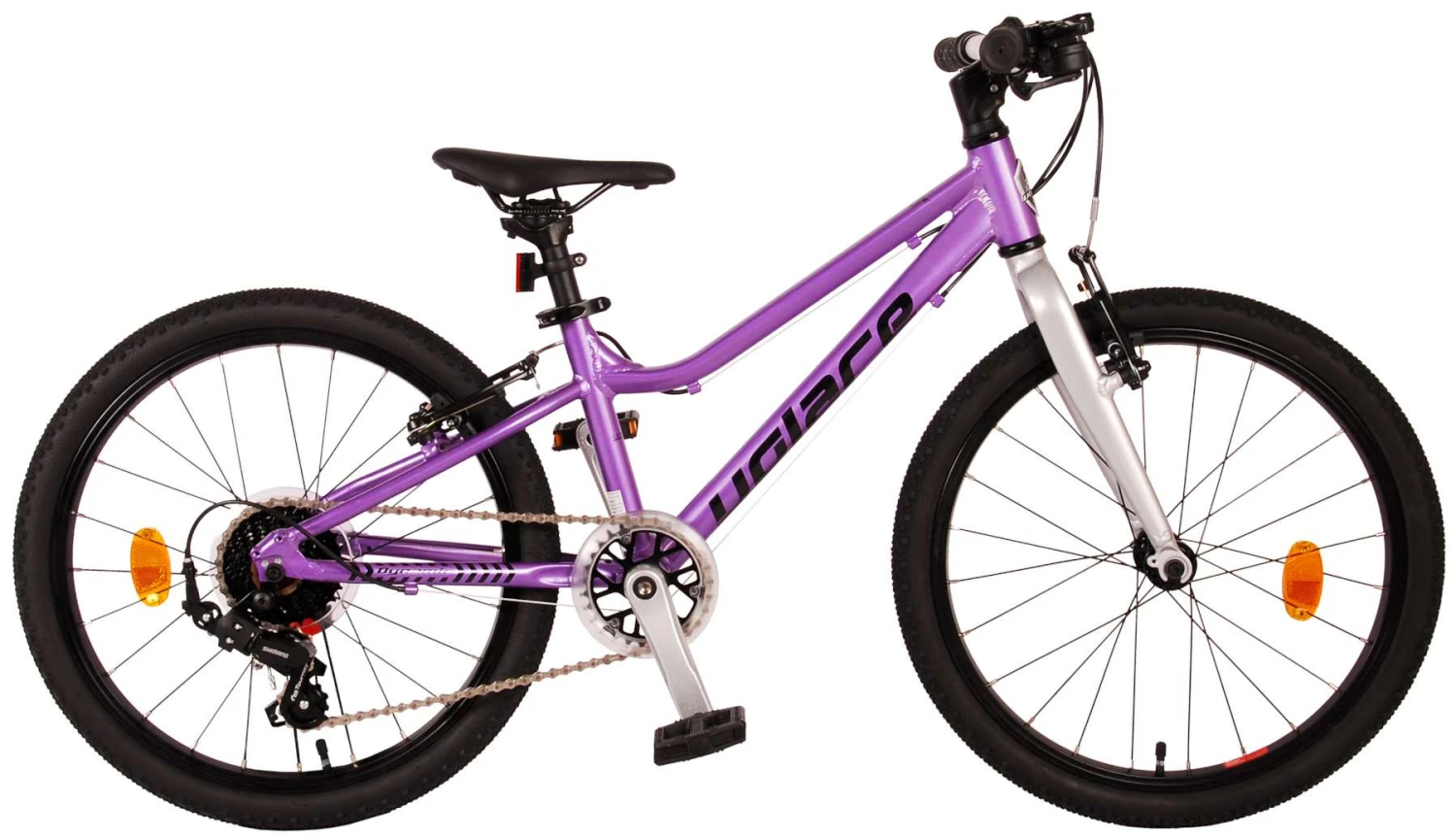 Volare Dynamic 20 Inch Girls 7SP Rim Brakes Purple