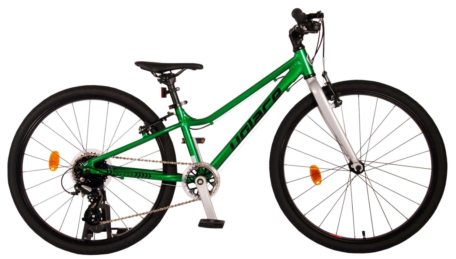 Volare Dynamic 24 Inch Boys 8SP Rim Brakes Green