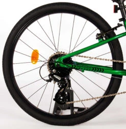 Volare Dynamic 24 Inch Boys 8SP Rim Brakes Green -Bicycle Promotion Shop volare dynamic 24 inch 29 cm jongens 8v v brakes groen 9 1017716 1667395167